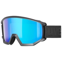 [5505272030] lyžiarske okuliare uvex athletic CV black mat blue S2