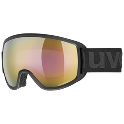 [5505702430] lyžiarske okuliare uvex topic FM sph black mat/mirror gold S2