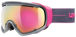 [5504325026] lyžiarske okuliare uvex JAKK sphere grey-pink mat dl/FM pink