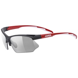 [5308722301] slnečné okuliare uvex sportstyle 802 V black red white