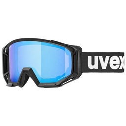 [5505302030] cyklistické okuliare uvex athletic CV black mat blue s2