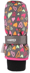 detské rukavice KinetiXx Candy Mini grey printed