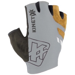 cyklistické rukavice KinetiXx Laurel grey brown