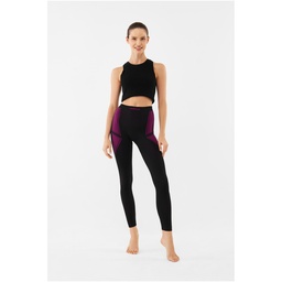 [500213092_46] termoprádlo viking Etna nohavice black purple