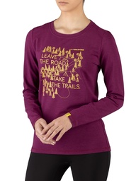 tričko viking Lako Bamboo LS Lady fuchsia/ yello