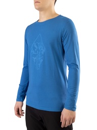 tričko viking Lako Bamboo LS Man blue/ light blu