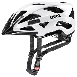 cyklistická prilba uvex active white black