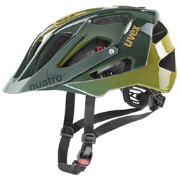 cyklistická prilba uvex quatro forest mustard