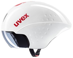 cyklistická prilba uvex race 8 white red