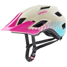 [4109871015] cyklistická prilba uvex access sand pink aqua mat