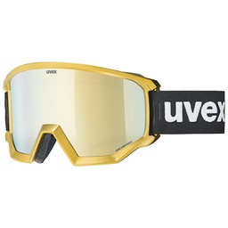 [5505286030] lyžiarske okuliare uvex athletic CV chrom gold green S2