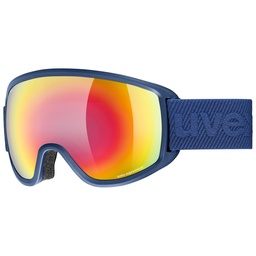 [5505704060] lyžiarske okuliare uvex topic FM spheric navy mat rainbow S3