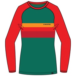 tričko viking Imperial Girl Bamboo green/red
