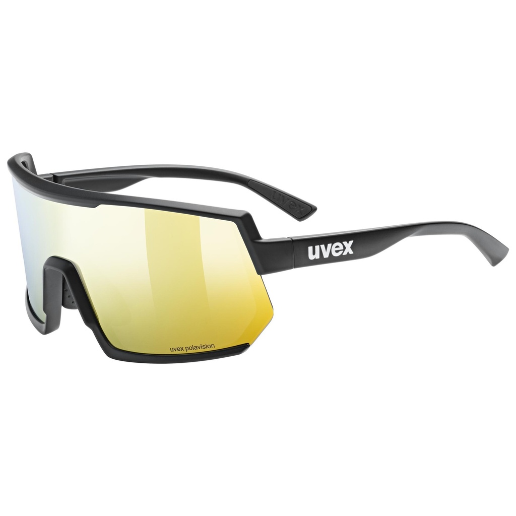 [5330322230] slnečné okuliare uvex sportstyle 235 P black mat yellow s3
