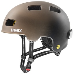 cyklistická prilba uvex city 4 MIPS hazel-black mat