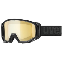 [5505302330] cyklistické okuliare uvex athletic CV black mat gold