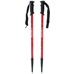 [610151501_34_UNI] turistické palice viking Rock Trekking red