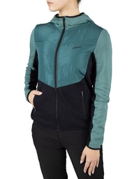 [750253210_7009] mikina viking Creek Lady Hoodie Bamboo turquise/black