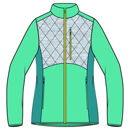 bunda viking Montana Lady turquise/grey