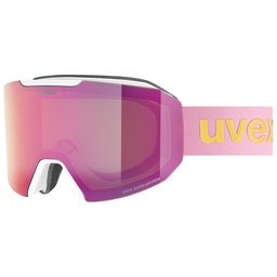 [5506701030] lyžiarske okuliare uvex evidnt ATTRACT WE CV white dl/FM rose-green