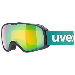 [5506422030] lyžiarske okuliare uvex xcitd CV black matt SL/green-orange
