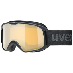 [5506402230] lyžiarske okuliare uvex elemnt FM black matt dl/FM gold-lgl