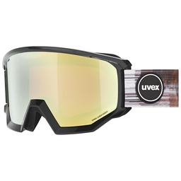 [5505272530] lyžiarske okuliare uvex athletic CV black shiny SL/gold-orange