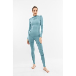 [500251255_7000] dámske termoprádlo viking Gaja Turtle Neck Bamboo turquoise