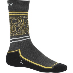 [920257261_0864] pánske ponožky viking Boosocks Heavy Man dark grey/yellow