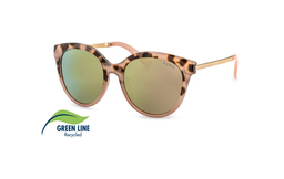[F3095523] slnečné okuliare Filtral 3095523 Green Line havanna gold mirror