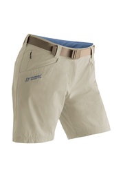 dámske šortky MAIER SPORTS LULAKA SHORTS brown rice/ensign blue
