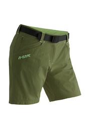 dámske šortky MAIER SPORTS LULAKA SHORTS militatry green/branch brook green