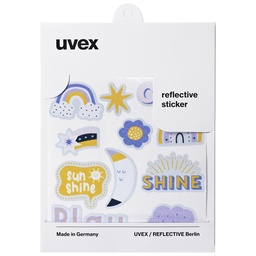 [4190790200] samolepky na prilbu uvex reflexx sticker sets - cutie