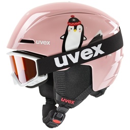 [56S31715] detská lyžiarska prilba uvex viti set pink penguin (kópia)