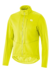 pánska cyklistická bunda GONSO ADVENTURE JACKET SOFTSHELL M safety yellow