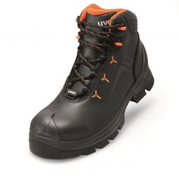 ochranná obuv vysoká uvex 2 VIBRAM S3 HI HRO SRC š11 black orange