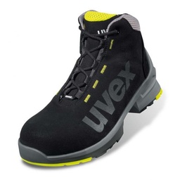 ochranná obuv vysoká uvex 1 S2 SRC š. 11 black yellow