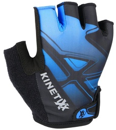 cyklistické rukavice KinetiXx Locke blue printed