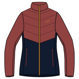 mikina viking Creek Lady Bamboo orange/navy