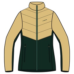 mikina viking Creek Lady Bamboo beige/green