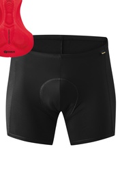 pánske boxerky s cyklistickou vložkou GONSO SITIVO U M black/red